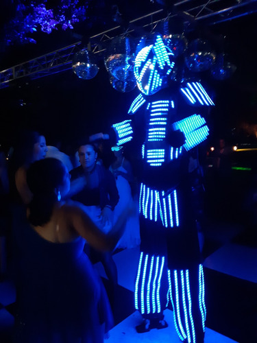 Show De Robot Led Para Matrimonios Graduaciones Cumpleaños