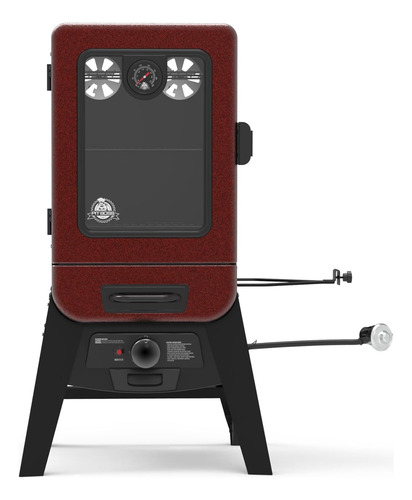 Pit Boss Ahumador Vertical De Gas Serie 2, Tono Martillo Roj