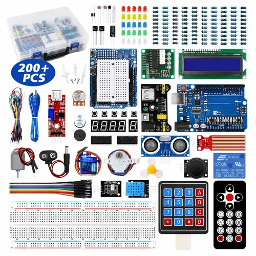 kit 200 de eletronica R3 uno Compatível arduino de modulo complet...