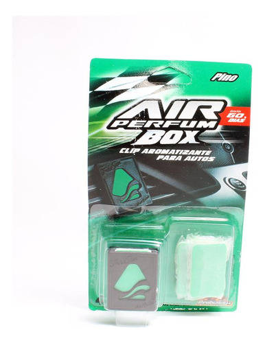 Air Perfum Box Clip Aromatizador + 4 Tabletas Pino 1.5grs