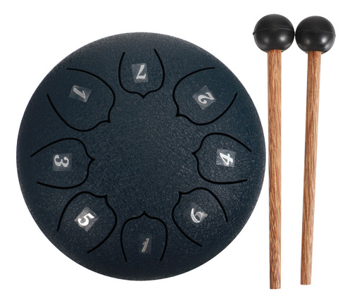 1 Juego De Tambores Con Lengüeta De 6 Pulgadas Y 8 Tonos, Ta