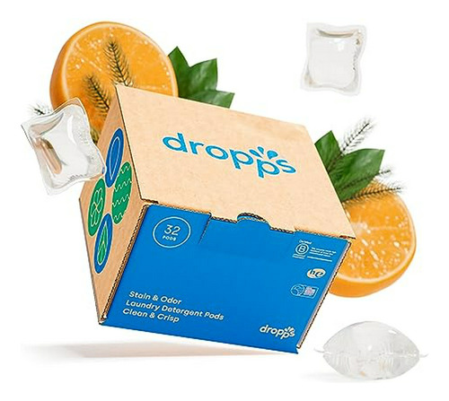 Detergente Para Lavandería Dropps Stain & Odor Pods