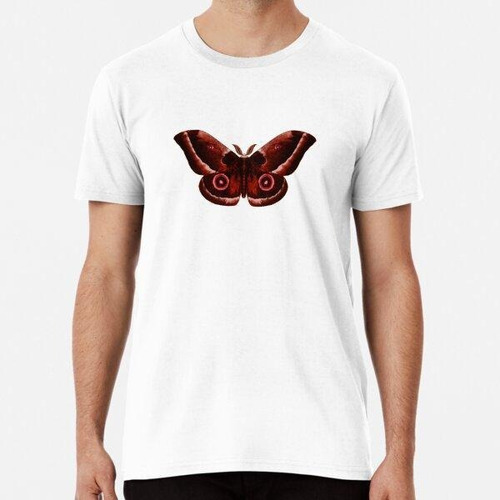 Remera Red Gothic Butterfly Algodon Premium 