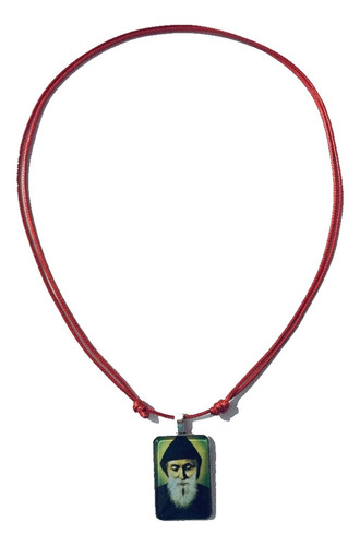 79 Collar Rojo Proteccion San Charbel (cr48)