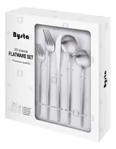 Comprar Juego De Cubiertos Mate, Bysta Juego De Cubiertos De Acero