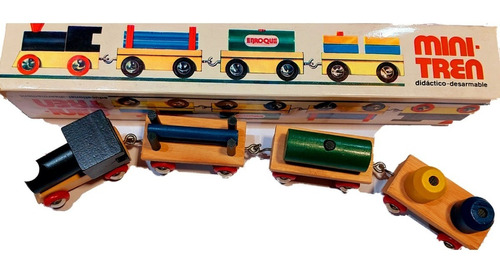 Mini Tren Didáctico Desarmable Jretro