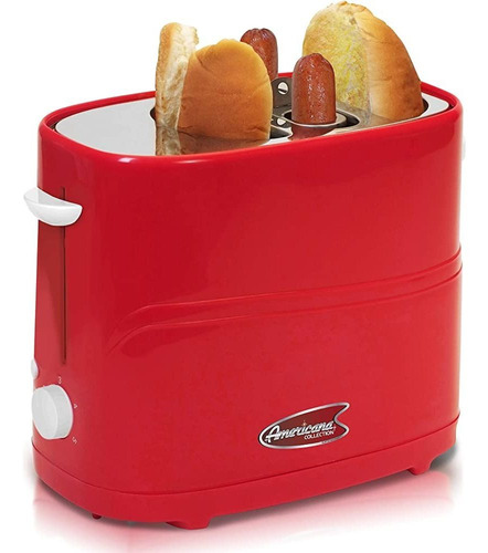 Maxi-matic Ect-304r Hot Dog Toaster, Rojo