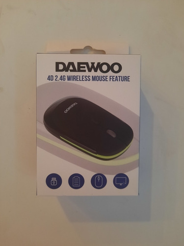 Imagen 3 de 4 de Mouse Inalámbrico Wireless Daewoo Di-135 Pc Notebook 2.4 Ghz