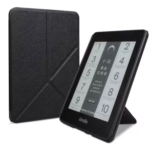 MyGadget Funda para  Kindle Paperwhite 7ª Generación hasta 2017 -  Case E - Reader  Ebook - Carcasa Agarre elástico y Tapa Magnética - Azul  Claro : : Electrónica