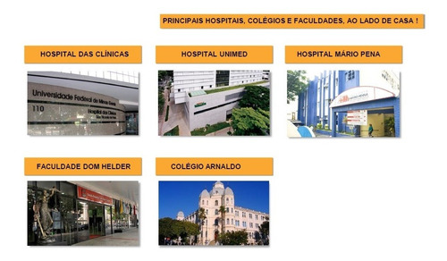 Imagem 7 de 8 de Apartamento Com Área Privativa À Venda, 2 Quartos, 2 Suítes, 2 Vagas, Santa Efigenia - Belo Horizonte/mg - 2350