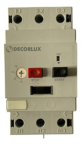 Disjuntor Motor Tripolar 80a Com Ajuste 56.0-80.0a Decorlux