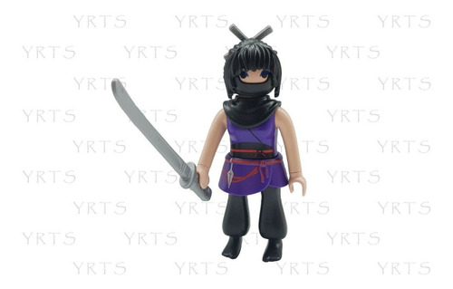 Playmobil Serie 21 Nena Chica Samurai Ninja Guerrera Asiatic