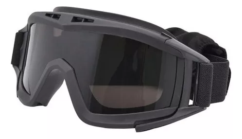 Gafas airsoft tacticas protectoras con 3 lentes tipo Locust con funda  (NEGRO) : : Deportes y aire libre