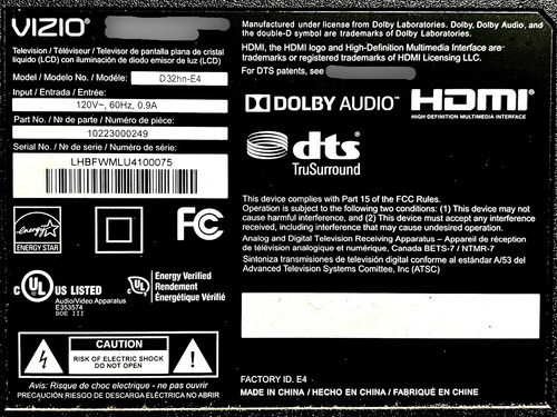 Tarjeta Madre Main Vizio D32hn-e4 Tp.ms3553t.pb792 (Usado)