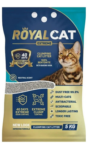  Royal Cat Arena Gato 5kg Sin Aroma Antibacterial Sin Polvo