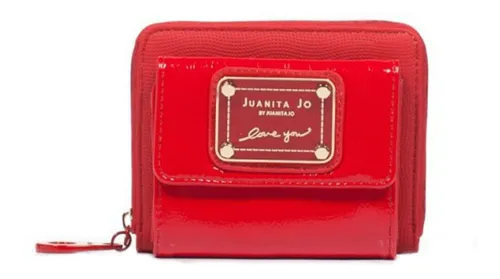 Billetera Juanita Jo Pocket color rojo 10cm x 13cm