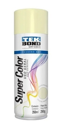 Pintura Aerosol Super Color Tek Bond Uso General Beige