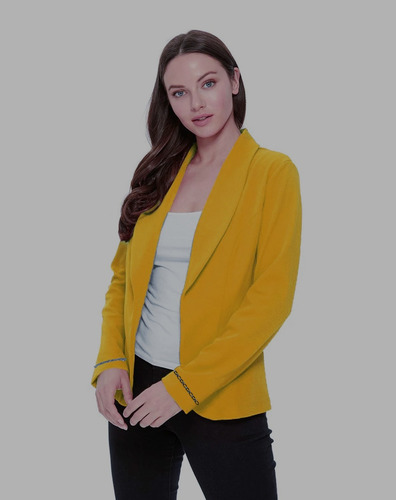 Blazer Mostaza Mujer (Usado)