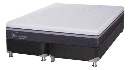 Box Spring Cic Ortopedic Advance 2 Plazas Base Dividida