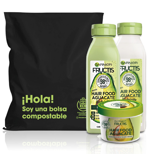 Pack Shampoo+acond+tratamiento Hair Food Palta Fructis