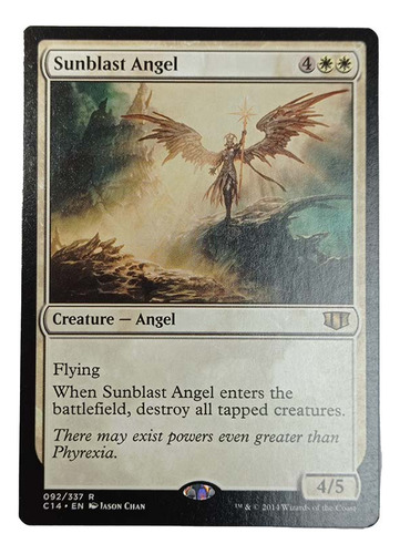 Carta Magic Sunblast Angel [c14] Mtg Angel