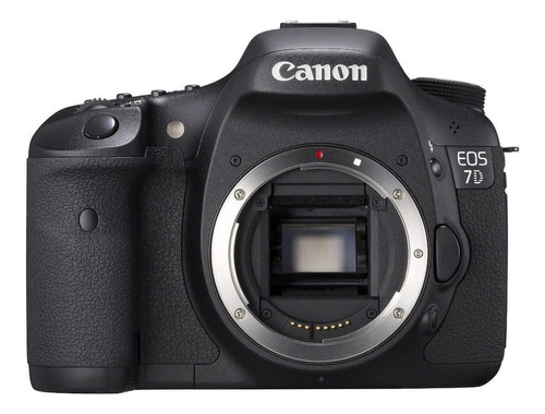  Canon EOS 7D DSLR cor  preto