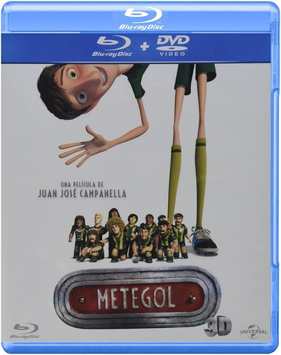 Metegol Blu Ray (3d + 2d) + Dvd Película Nuevo