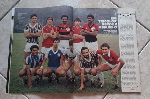 Revista Placar 695 Fluminense Campeão Guanabara 1983 Pôster (Usado)