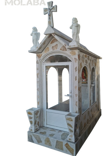 Lápida Estilo Capilla De Granito, Marca Molaba, Modelo L003