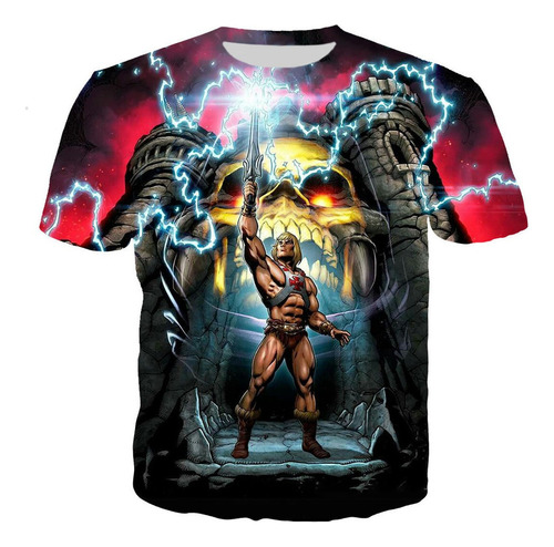 He-man Y Los Maestros Del Universo Camisetas Impresas En 3d