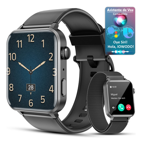 Reloj Smartwatch Inteligente Bluetooth Llamada Asistente Voz