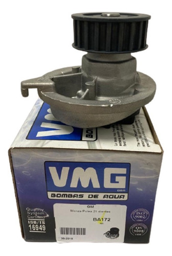 Bomba De Agua Vmg P/ Chevrolet Monza Kadett 1.8 2.0
