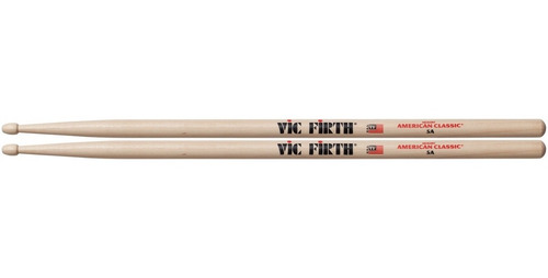 Baqueta Vic Firth 5a Classic American Hickory Madeira Par