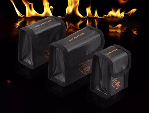 Bolsa Antiexplosiva Protectora Para 3 Baterías Dji Mini 2