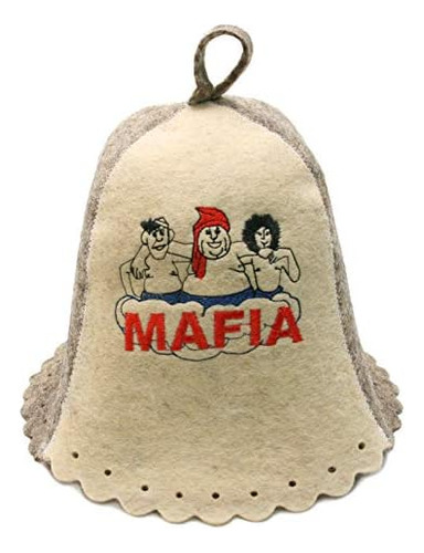 Sombrero De Sauna Bordado  Mafia  Hombre, Hecho De Fiel...