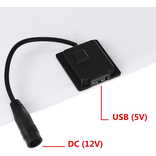 Imagen 3 de 8 de 150w 18v Flexible Eva + Mascota Monocristalino Panel Solar C
