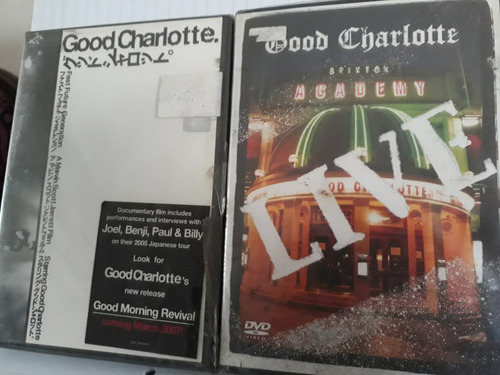 Good Charlotte* Lote 2 Dvd*live/fast Future Generation*nuevo