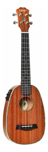 Ukulele Elétrico Seizi Maui Plus Pineapple Tenor Sapele