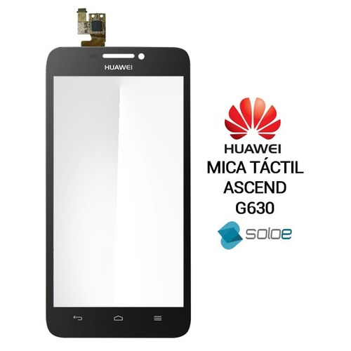 Mica Tactil Huawei Ascend G630 Color Negro Nuevo Sellada