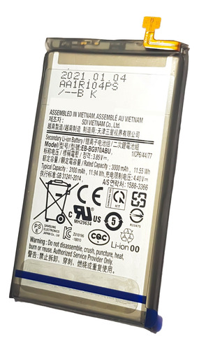 Bateria Para Samsung S10e G970 Bg970abu 100% Garantia