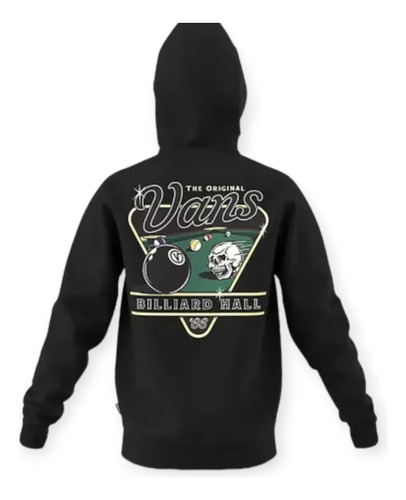 Sudadera Hoodie Vans Skate Billar Y Calavera Original 