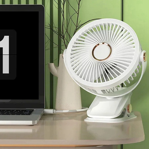 . Ventilador Recargable S0usb Para Dormitorio, Portátil