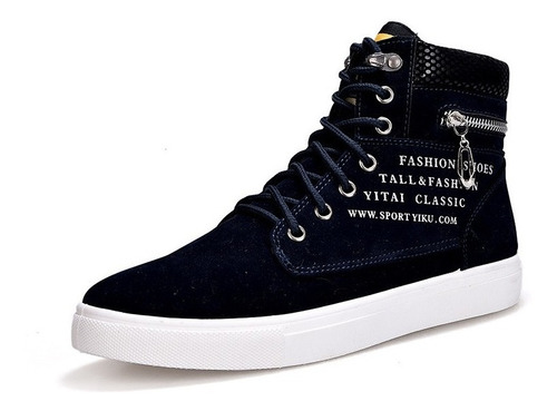 Hip Hop Estilo Casual Zapatos De Alta Superior Zapatilla [u]