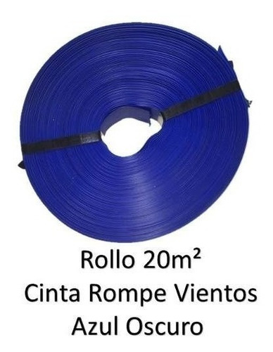 Cinta Rompe Viento Azul Oscuro P Malla Ciclonica 20m2 Ao20
