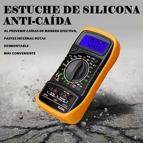Multímetro Digital Profesional Xl830l Medidor Corriente Mano