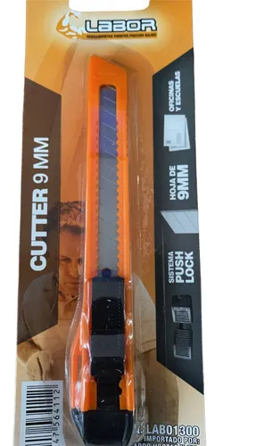Cutter Cuchilla Hoja Partida 9mm Plástico Labor