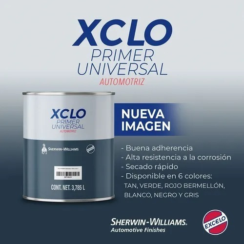 Xclo Primer Universal Sherwinwilliam 6 Piezas Color A Elegir