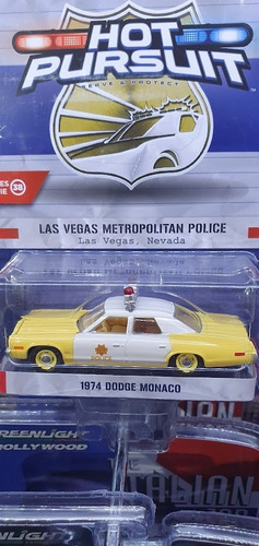 1974 Dodge Monaco Las Vegas Police Greenlight 1/64