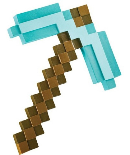 Minecraft Roleplay Pickaxe Accesorio Para Disfraz Niños 