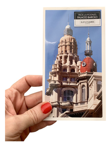 Pack X 6 Postales Fotos Palacio Barolo Color Buenos Aires